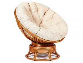 Кресло-качалка Papasan w 23/01 B с подушкой Cognac, ткань Старт в Краснотурьинске - krasnoturinsk.magazin-mebel74.ru | фото