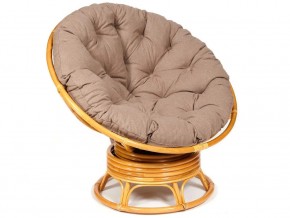 Кресло-качалка Papasan w 23/01 B с подушкой Honey, экошерсть Коричневый в Краснотурьинске - krasnoturinsk.magazin-mebel74.ru | фото