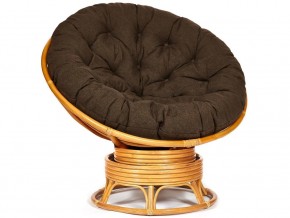 Кресло-качалка Papasan w 23/01 B с подушкой Honey, ткань Коричневый в Краснотурьинске - krasnoturinsk.magazin-mebel74.ru | фото