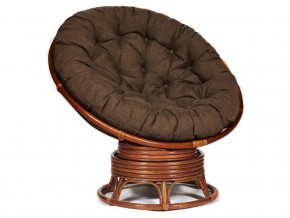 Кресло-качалка Papasan w 23/01 B с подушкой Pecan, ткань Коричневый в Краснотурьинске - krasnoturinsk.magazin-mebel74.ru | фото