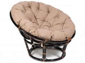 Кресло Papasan 23/01 W с подушкой Antique brown, экошерсть Коричневый в Краснотурьинске - krasnoturinsk.magazin-mebel74.ru | фото