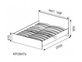 Кровать 1600х2000 ортопедическое основание в Краснотурьинске - krasnoturinsk.magazin-mebel74.ru | фото