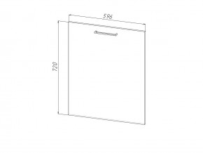 П 60 Комплект для посудомоечной машины 600 мм (цоколь + фасад) ЛДСП в Краснотурьинске - krasnoturinsk.magazin-mebel74.ru | фото