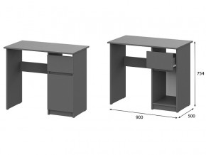 Стол письменный 900 Денвер Графит серый в Краснотурьинске - krasnoturinsk.magazin-mebel74.ru | фото
