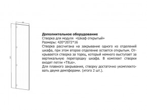 Створка для Шкаф открытый в Краснотурьинске - krasnoturinsk.magazin-mebel74.ru | фото