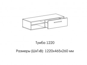 Тумба 1220 (низкая) в Краснотурьинске - krasnoturinsk.magazin-mebel74.ru | фото